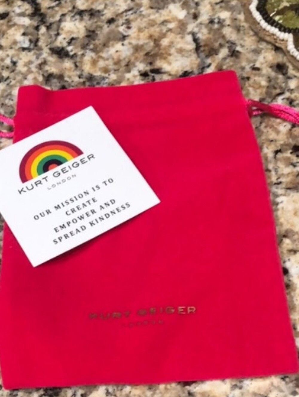 Kurt Geiger Jewelry Dust Bag